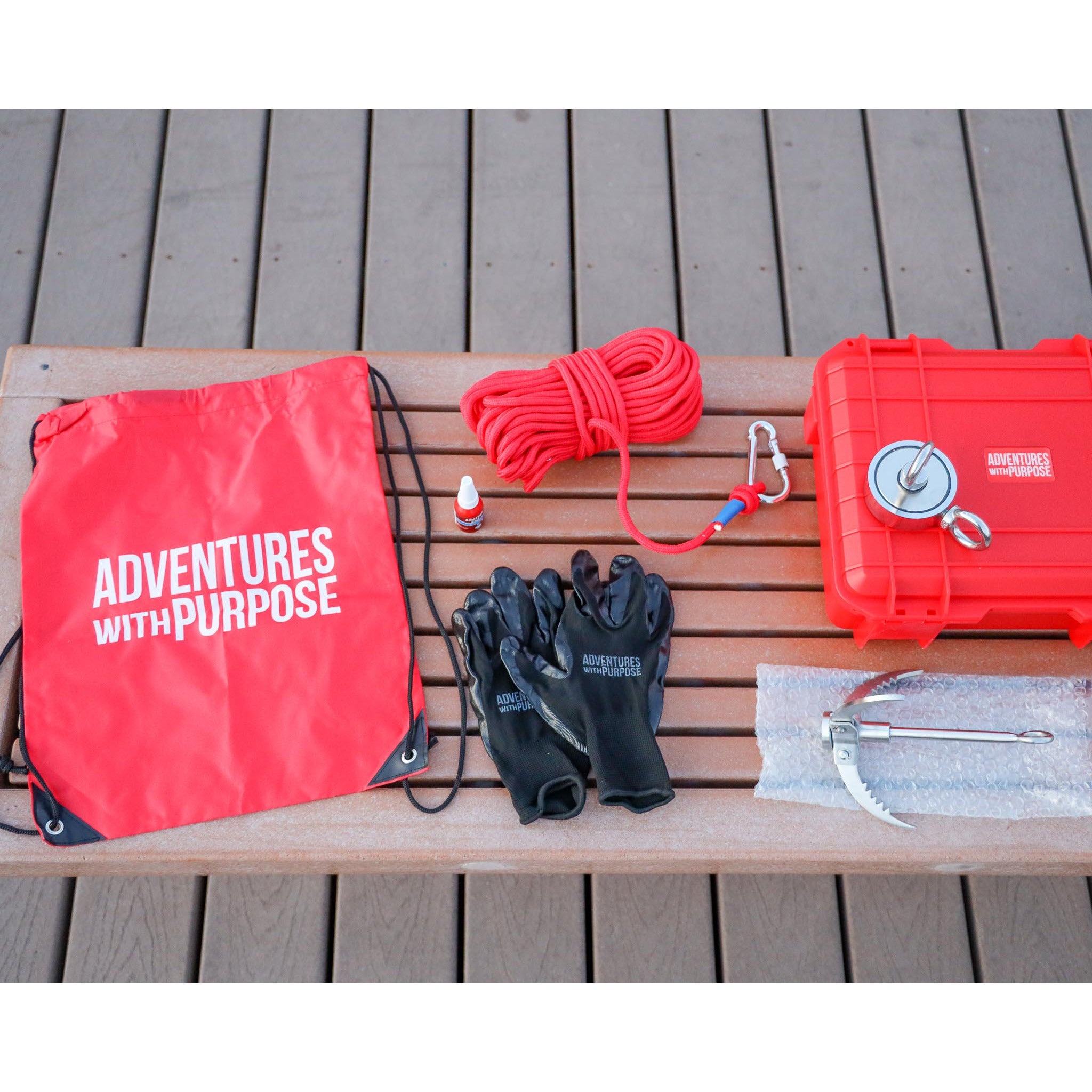 1,200 LBS 2-In-1 PULL FISHING MAGNET BUNDLE KIT WITH GRAPPLING HOOK –  Adventures With Purpose