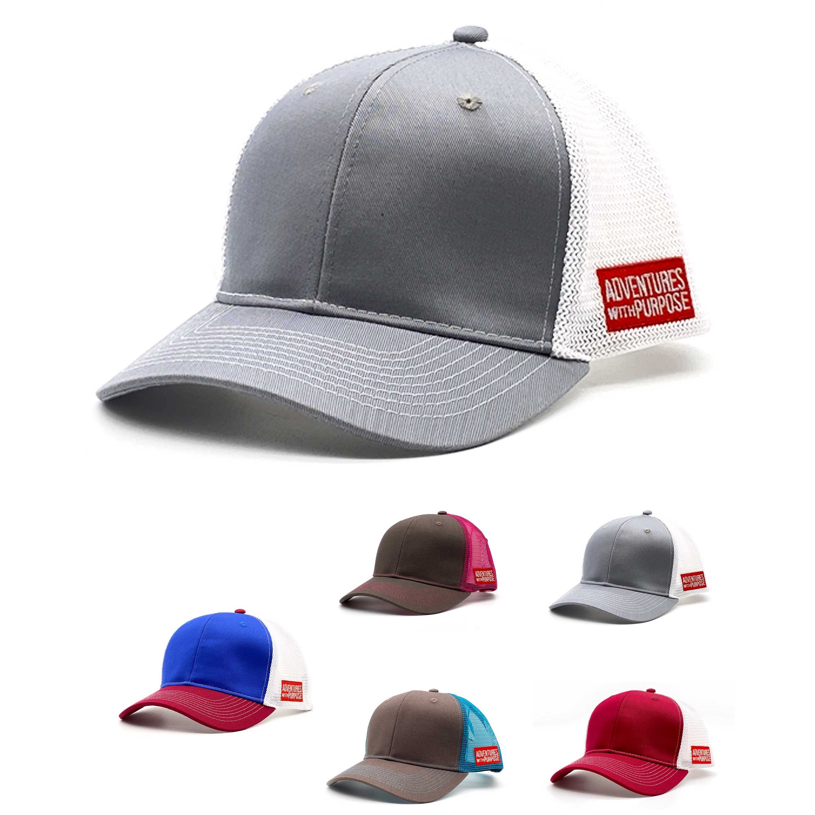 AWP EMBROIDERED BLANK FRONT PANEL HATS