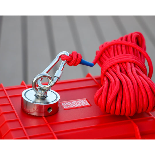 1,200 LBS 2-In-1 PULL FISHING MAGNET BUNDLE KIT