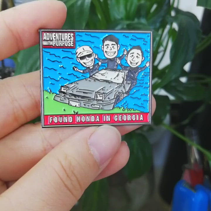 Collector Pin: FOUND HONDA IN GEORGIA (LIMITED RELEASE)