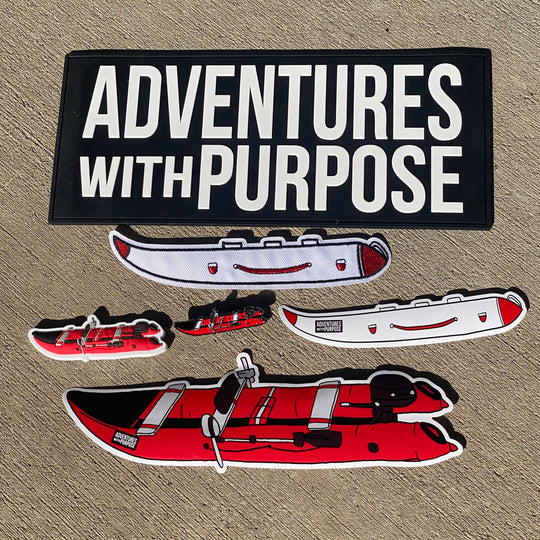 AWP Rubber Patch Bundle w/ Stickers, Iron-On Patch, Collector Pin and Fridge Magnet