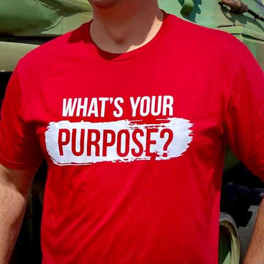 WHAT'S YOUR PURPOSE Premium Crew T-Shirts