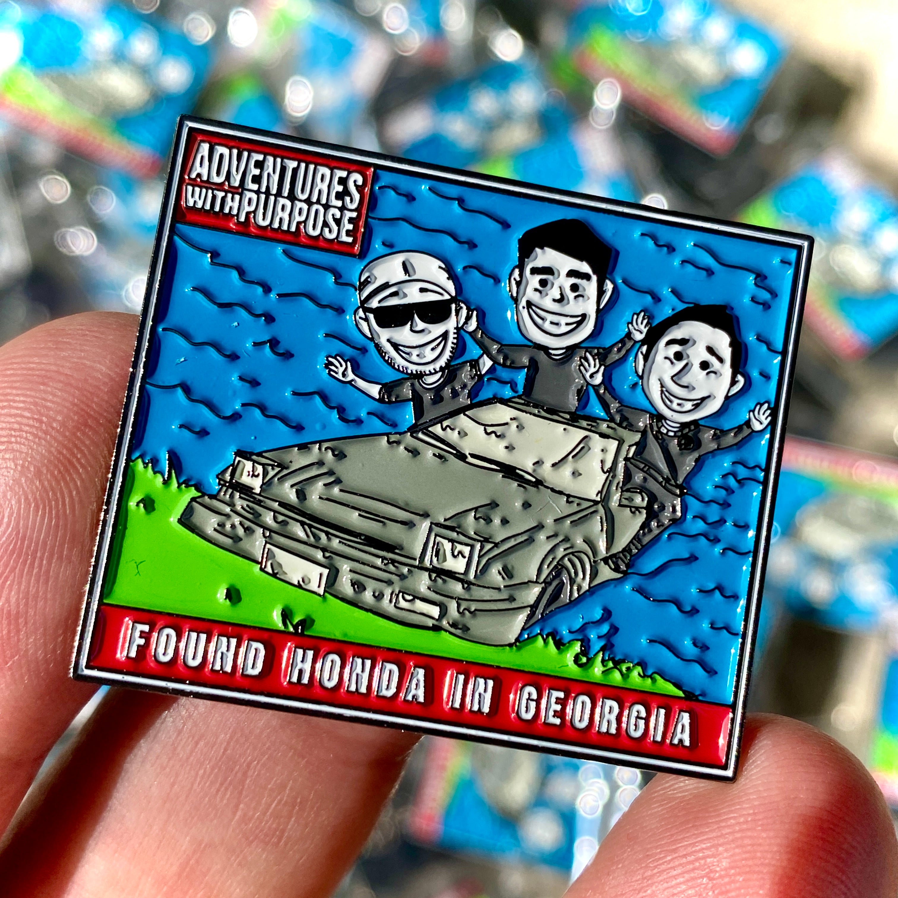 Collector Pin: FOUND HONDA IN GEORGIA (LIMITED RELEASE)