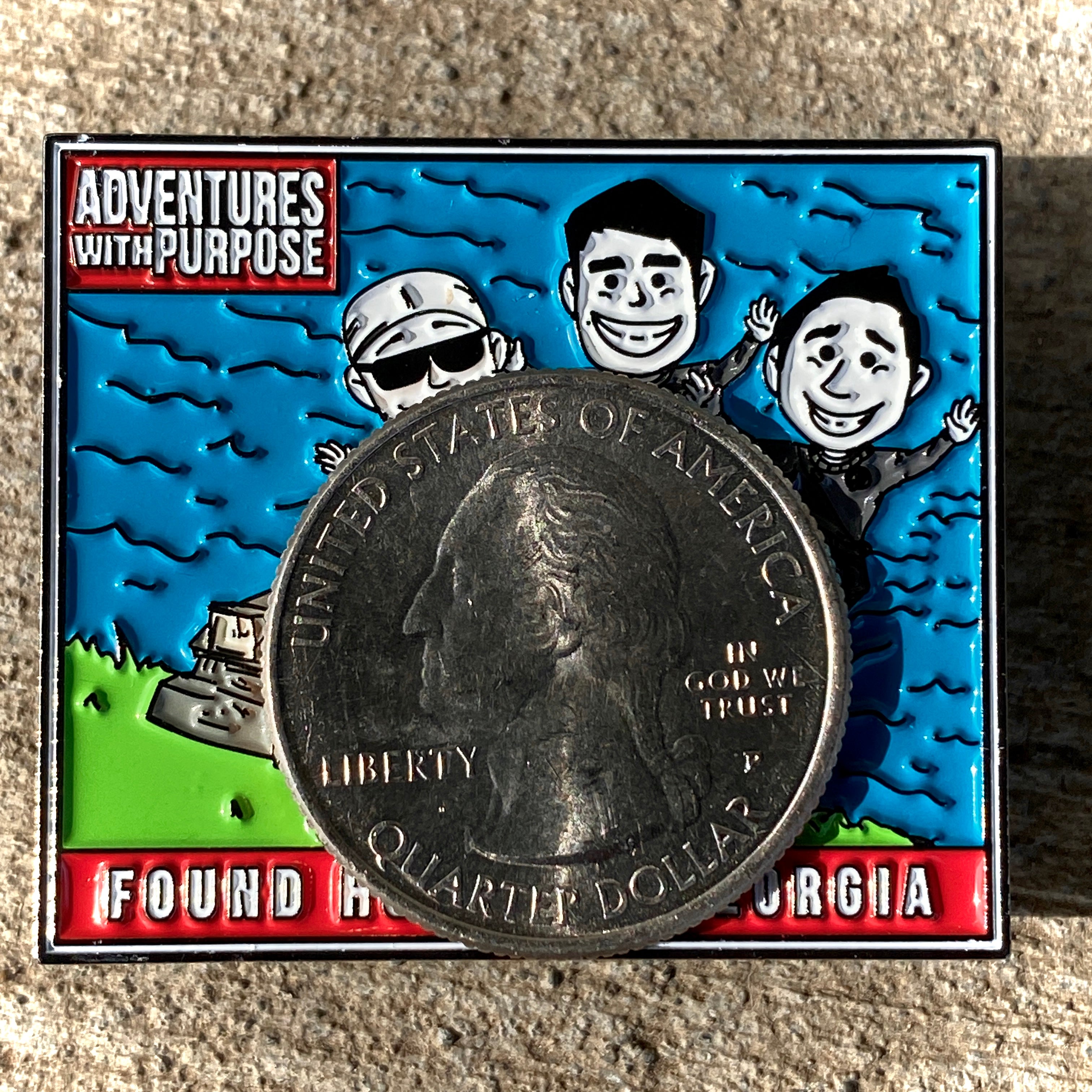 Collector Pin: FOUND HONDA IN GEORGIA (LIMITED RELEASE)