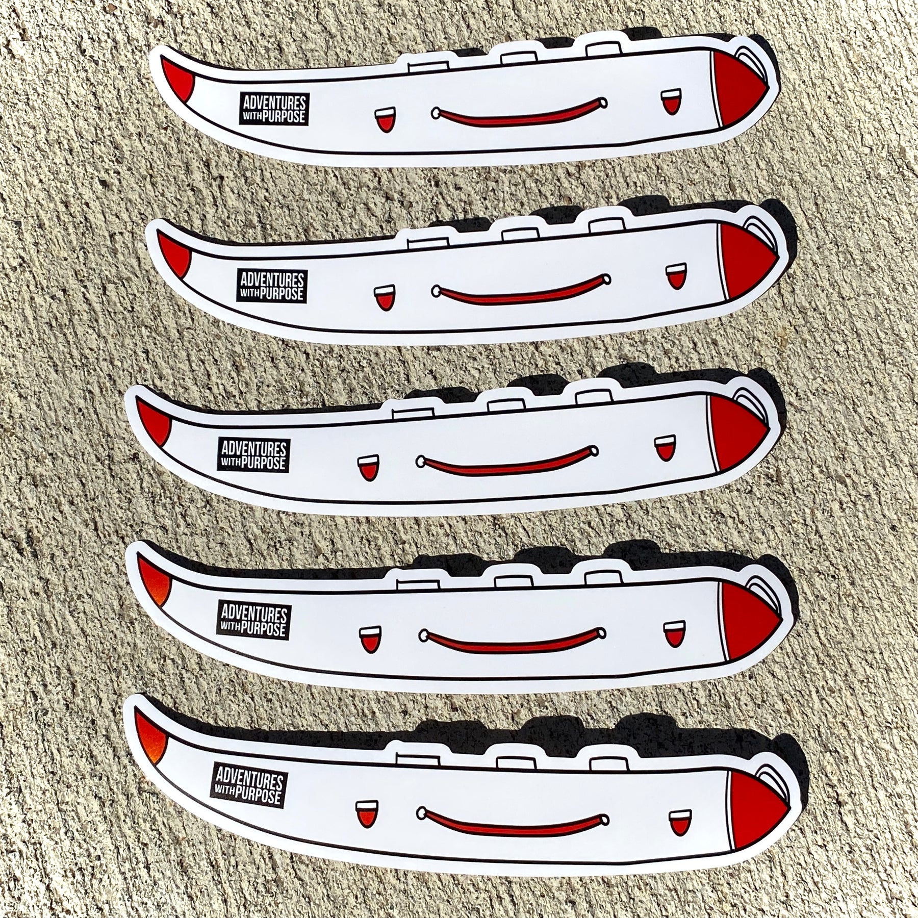 Vinyl Stickers: AWP Inflatable Boat – Adventures With Purpose