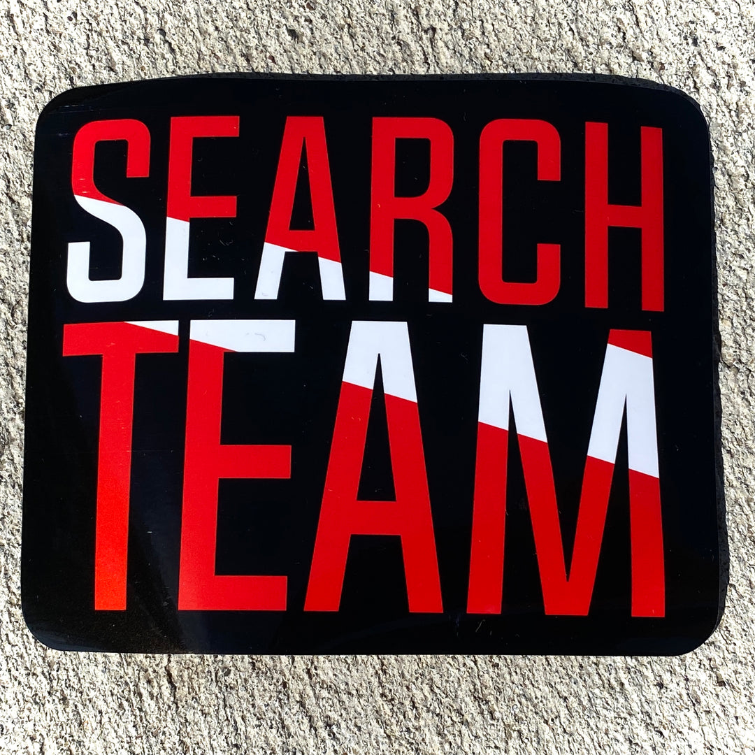 Vinyl Stickers: SEARCH TEAM