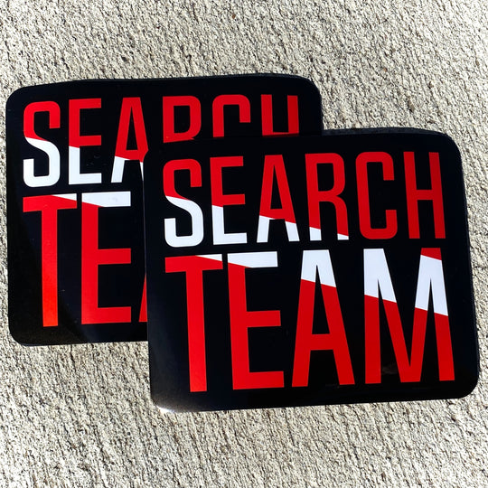 Vinyl Stickers: SEARCH TEAM