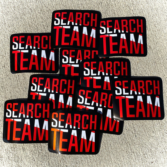 Vinyl Stickers: SEARCH TEAM