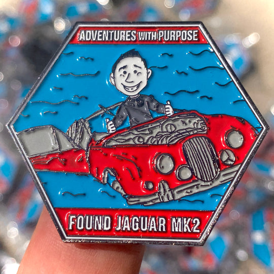 Collector Pin: FOUND 1960 MKII JAGUAR
