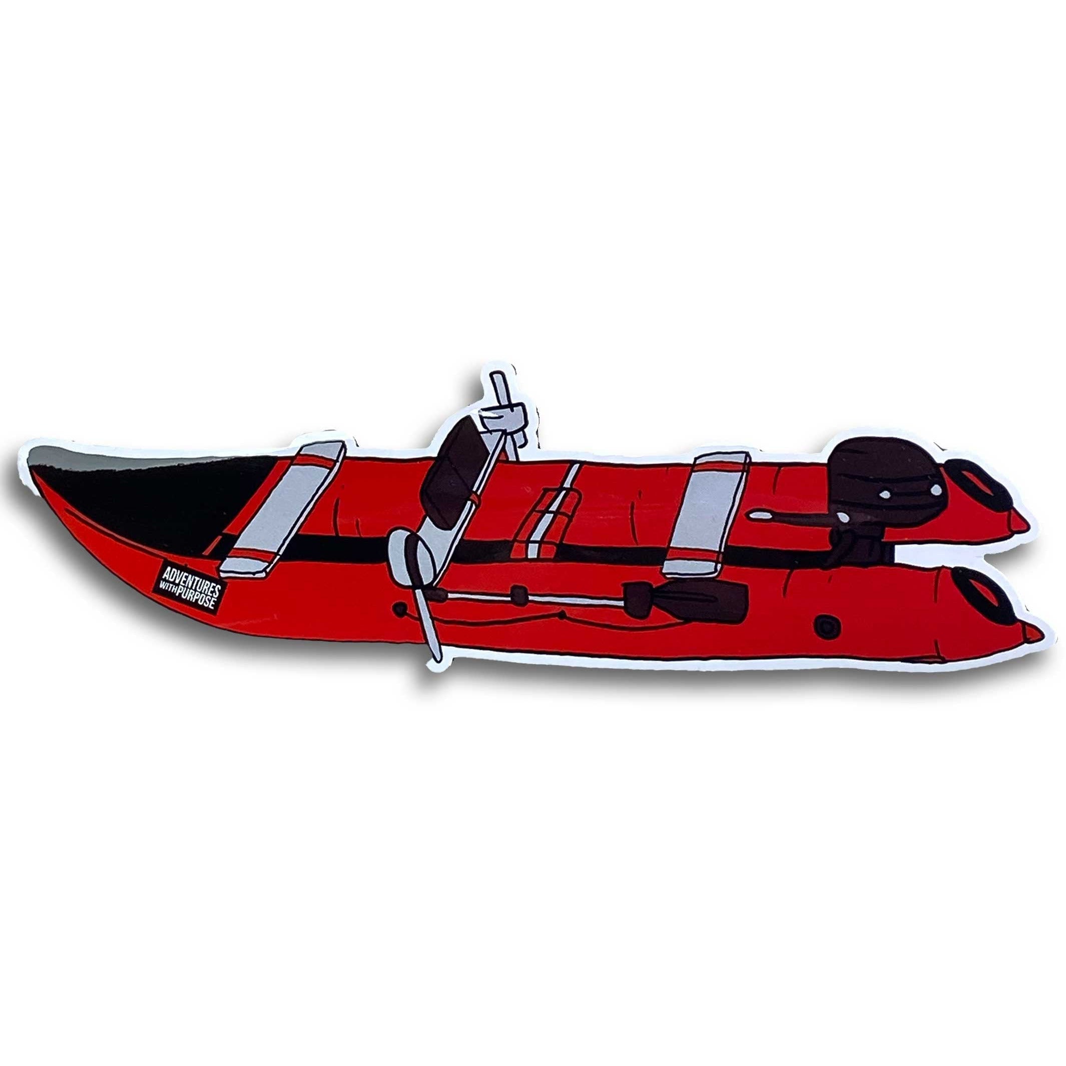 Vinyl Stickers: AWP Inflatable Boat – Adventures With Purpose