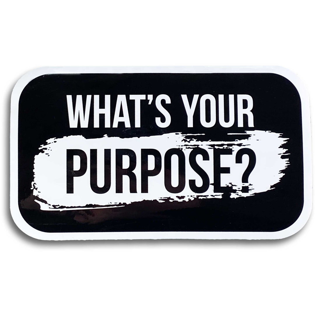 Vinyl Stickers: WHAT'S YOUR PURPOSE?