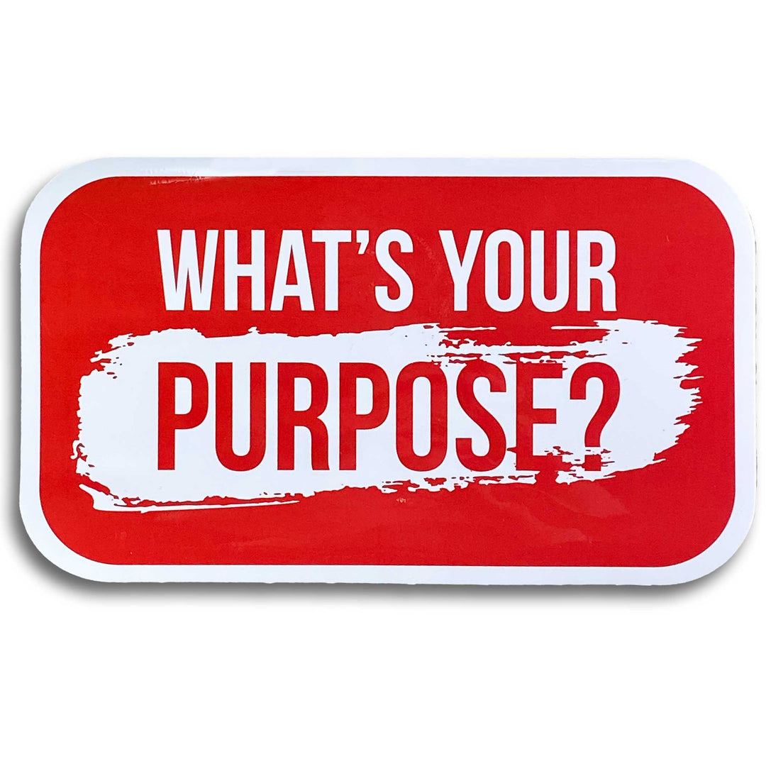 Vinyl Stickers: WHAT'S YOUR PURPOSE?