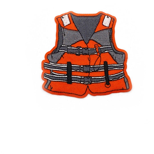 Iron-on Patch: ALWAYS WEAR YOUR LIFE JACKET