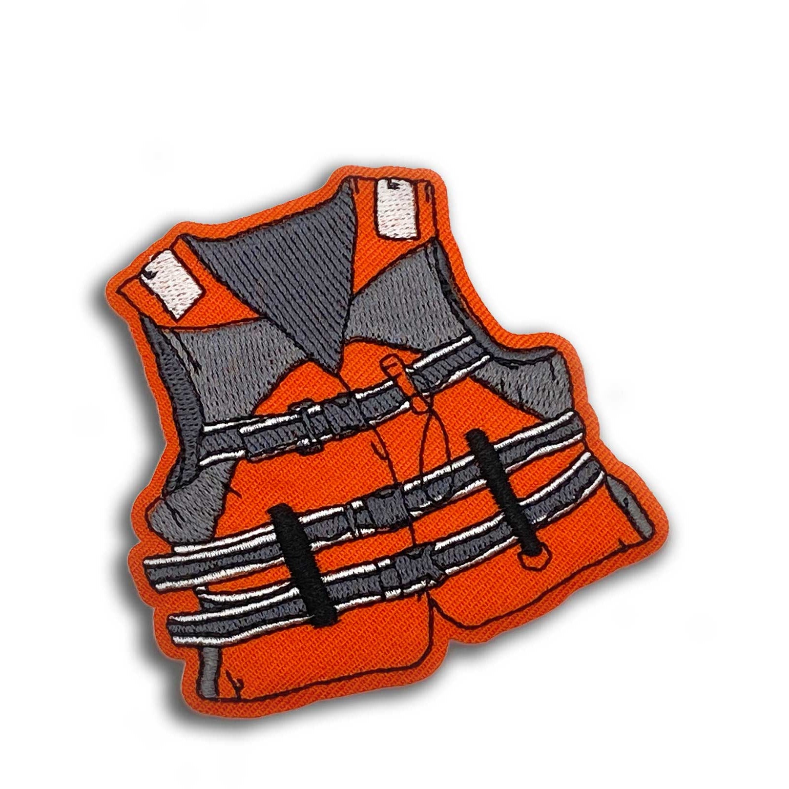 Iron-on Patch: ALWAYS WEAR YOUR LIFE JACKET