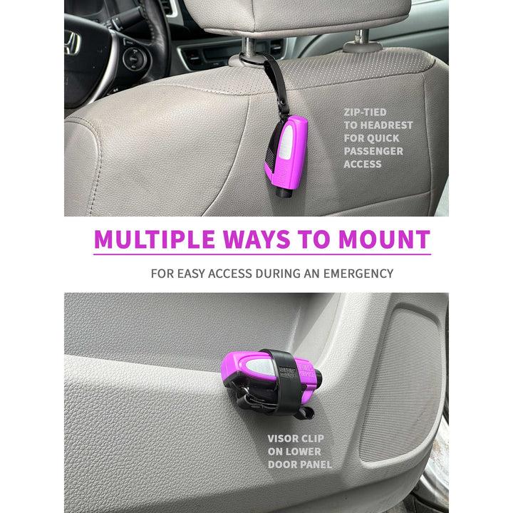 2in1 Emergency Window Breaker & Seatbelt Cutter Adventures With Purpose